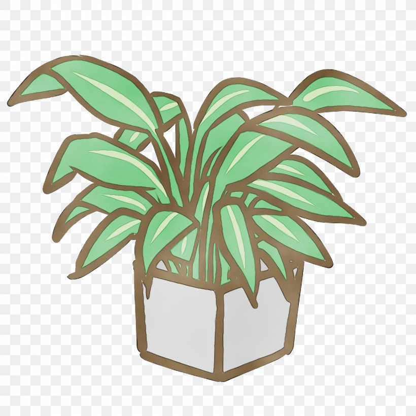 Leaf Plant Stem Flowerpot Houseplant M-tree, PNG, 1200x1200px, Watercolor, Biology, Flowerpot, Houseplant, Leaf Download Free