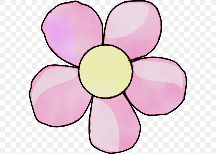 Pink Petal Clip Art Flower Plant, PNG, 600x584px, Watercolor, Flower, Paint, Petal, Pink Download Free