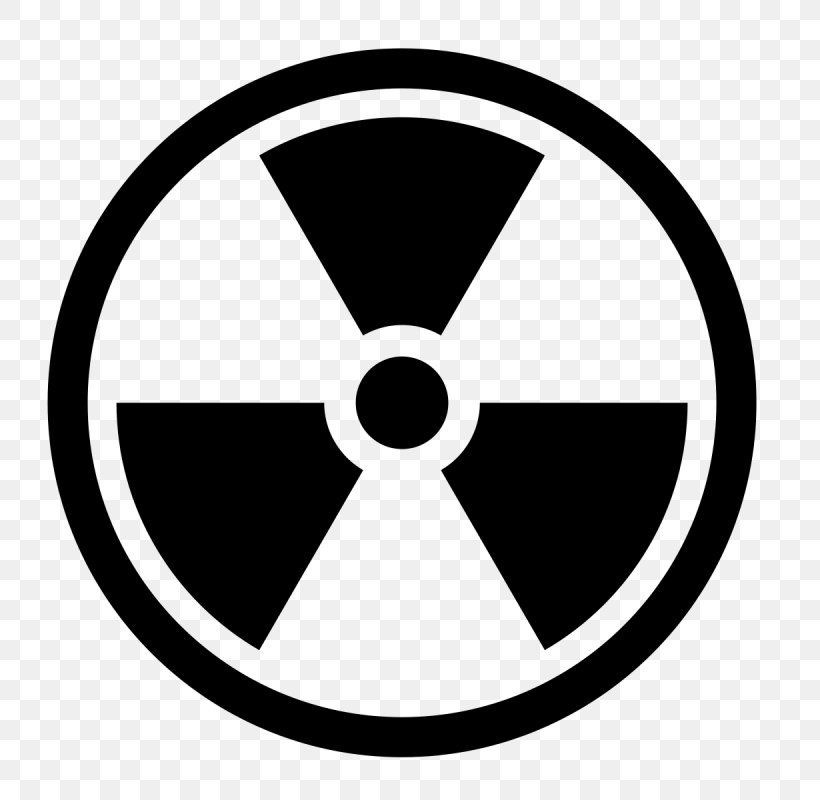 Radioactive Decay Hazard Symbol Biological Hazard Radiation Radioactive Contamination, PNG, 800x800px, Radioactive Decay, Area, Biological Hazard, Black, Black And White Download Free