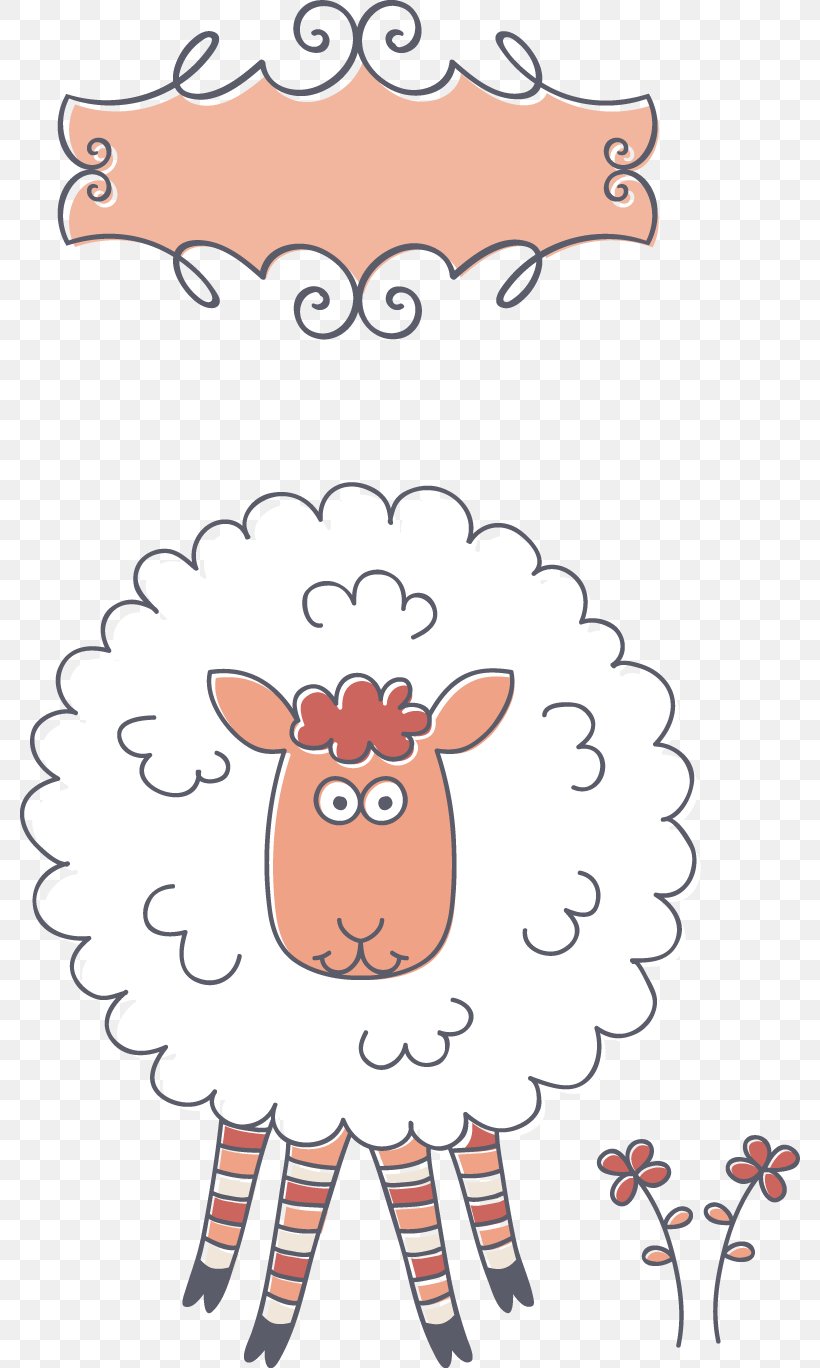 Sheep Birthday Greeting Card E-card, PNG, 780x1368px, Watercolor, Cartoon, Flower, Frame, Heart Download Free
