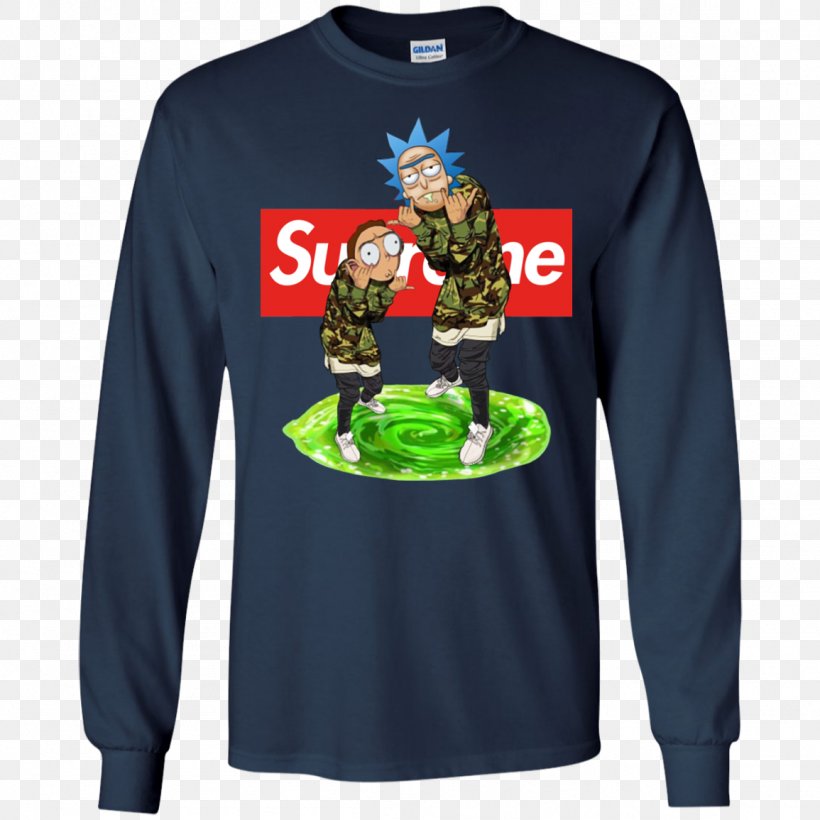T-shirt Hoodie Rick Sanchez Supreme Morty Smith, PNG, 1155x1155px, Tshirt, Active Shirt, Bluza, Brand, Clothing Download Free