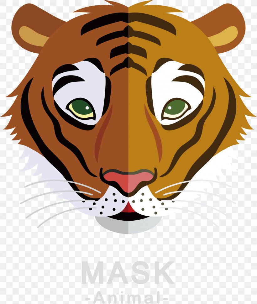 Tiger Euclidean Vector Poster, PNG, 1805x2137px, Tiger, Art, Big Cats, Carnivoran, Cartoon Download Free