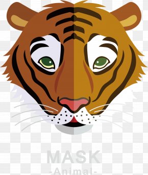 Vector Cute Tiger - Tiger Euclidean Vector Poster PNG