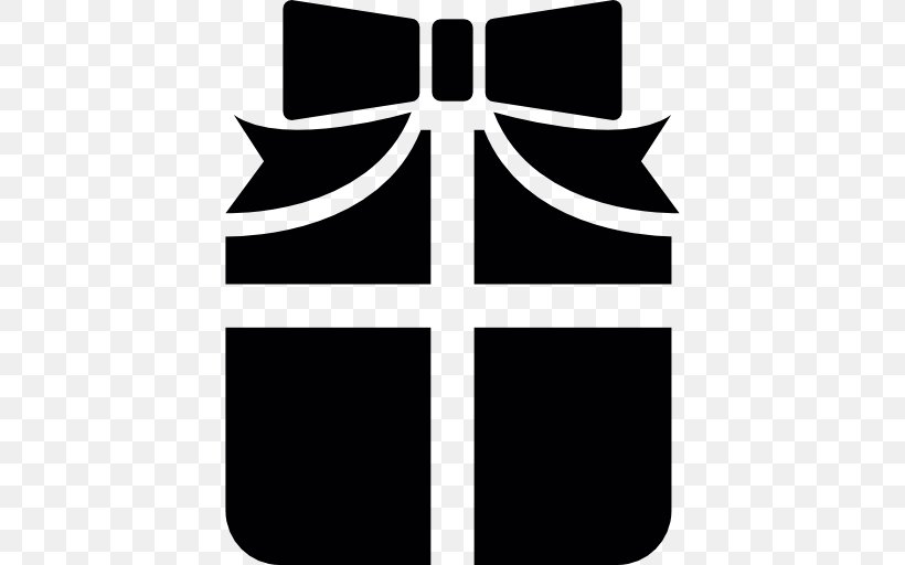 Gift Wrapping, PNG, 512x512px, Gift, Black And White, Box, Cross, Gift Wrapping Download Free