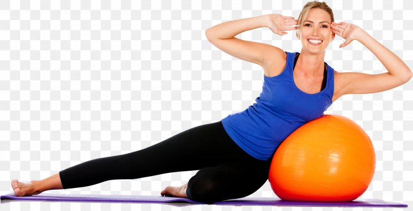 Pilates Exercise Balls Physical Fitness Yoga, PNG, 2852x1463px, Watercolor, Cartoon, Flower, Frame, Heart Download Free