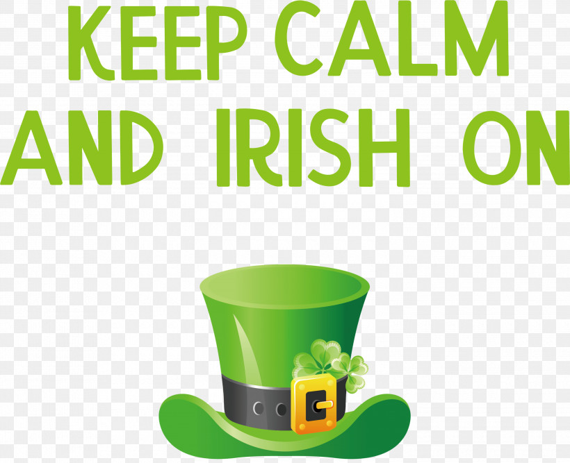 Saint Patrick Patricks Day Keep Calm And Irish, PNG, 3000x2442px, Saint Patrick, Coffee Cup, Flowerpot, House, Logo Download Free