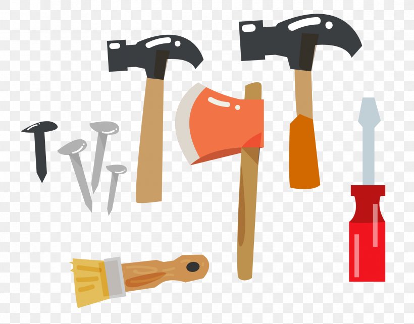 Tool Hammer Nail, PNG, 2369x1857px, Tool, Carpenter, Drawing, Hammer, Nail Download Free