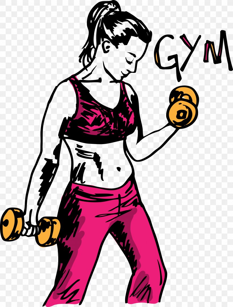 Weight Training Dumbbell Physical Fitness Clip Art, PNG, 3000x3944px, Watercolor, Cartoon, Flower, Frame, Heart Download Free