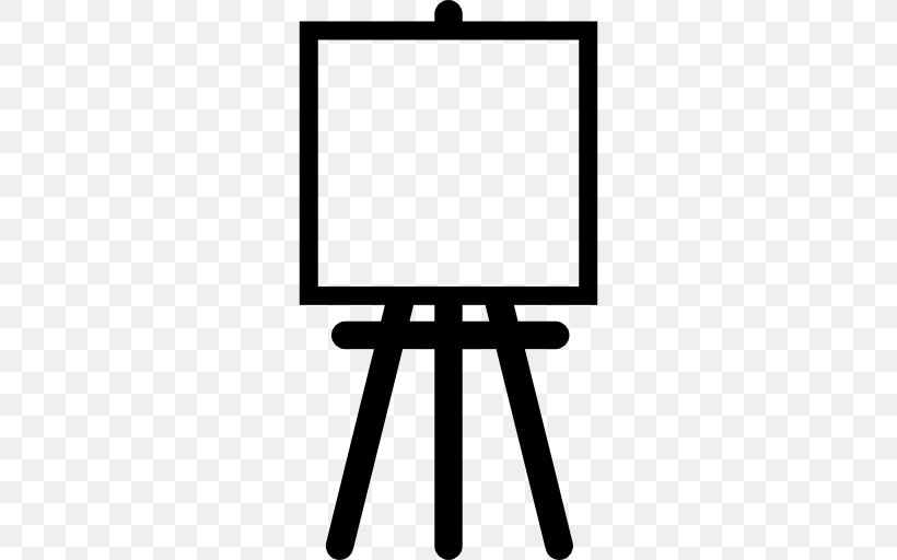 Easel Painting Art Canvas, PNG, 512x512px, Easel, Area, Art, Artist, Black Download Free