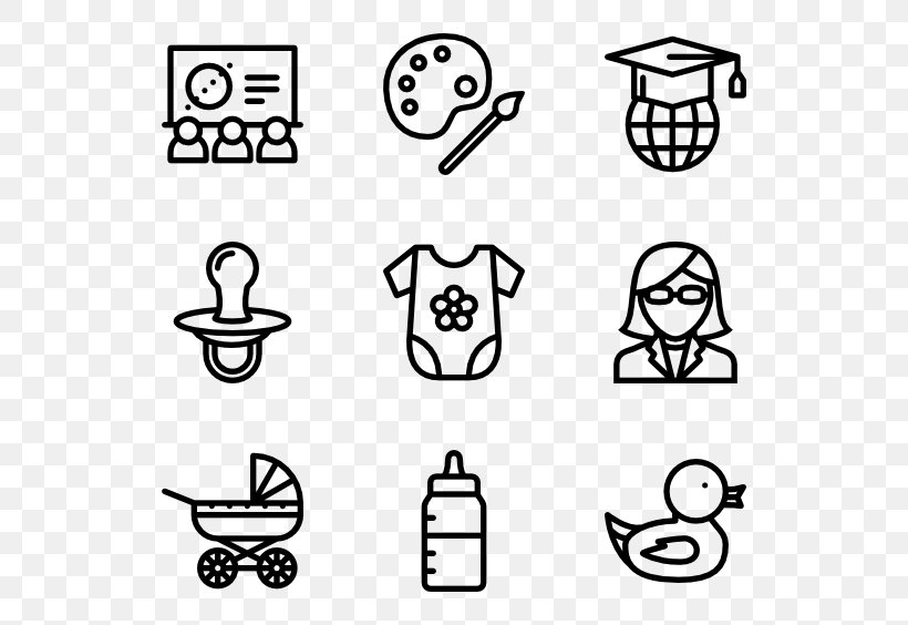 School Baby, PNG, 600x564px, Symbol, Area, Art, Black, Black And White Download Free