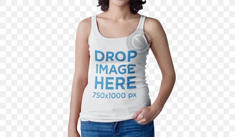 T-shirt Mockup Tanktop Graphic Design, PNG, 640x480px, Watercolor, Cartoon, Flower, Frame, Heart Download Free
