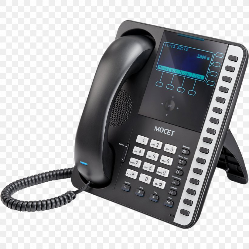 VoIP Phone Business Telephone System Voice Over IP Session Initiation Protocol, PNG, 1200x1200px, Voip Phone, Business Telephone System, Caller Id, Communication, Corded Phone Download Free