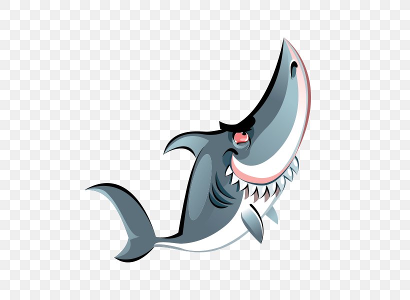 Great White Shark Illustration Shutterstock Royalty-free, PNG, 600x600px, Shark, Cartilaginous Fish, Cartoon, Fictional Character, Fish Download Free