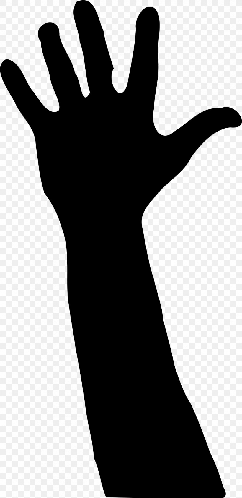 Finger Hand Arm Gesture Line, PNG, 1007x2070px, Finger, Arm, Blackandwhite, Gesture, Glove Download Free