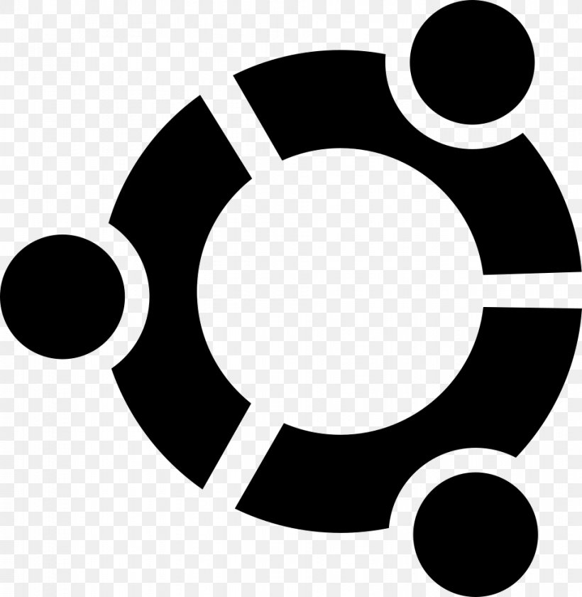 Ubuntu, PNG, 956x980px, Ubuntu, Blackandwhite, Computer Software, Linux, Logo Download Free