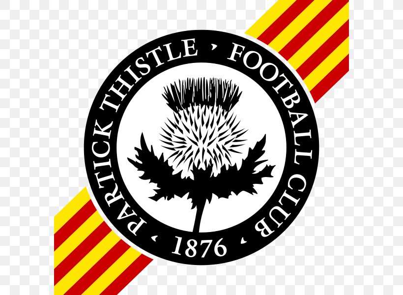 Partick Thistle F.C. Scottish Premiership Scottish Premier League Celtic F.C. Scotland, PNG, 600x600px, Partick Thistle Fc, Area, Badge, Black And White, Brand Download Free