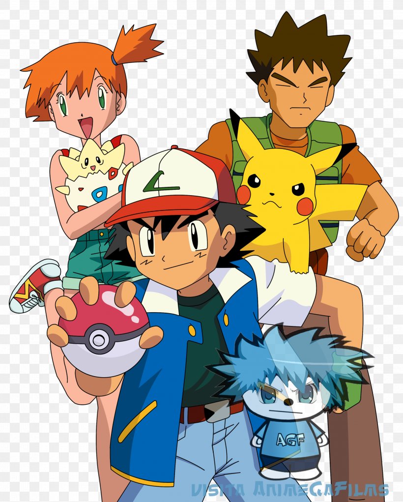 Pokémon X And Y Ash Ketchum Misty Pikachu, PNG, 2500x3113px, Watercolor, Cartoon, Flower, Frame, Heart Download Free