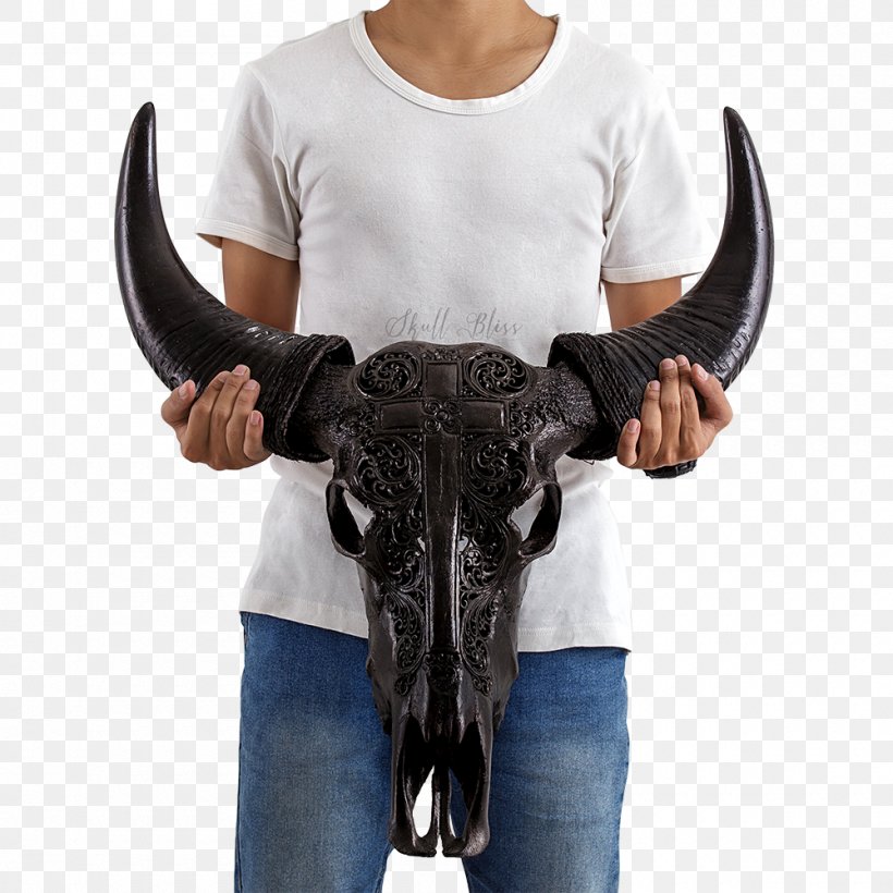 Horn Cattle Cross Skull Carving, PNG, 1000x1000px, Horn, Carving, Cattle, Cattle Like Mammal, Connotation Download Free