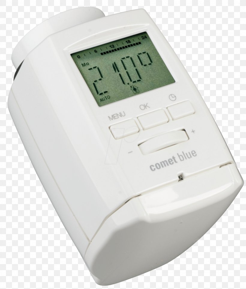 Eurotronic Comet Z-Wave Heating Thermostat Thermostatic Radiator Valve Energy Conservation Wireless Thermostat Head Electronical Eqiva CC-R, PNG, 1532x1800px, Thermostat, Bluetooth, Central Heating, Electronics, Energy Conservation Download Free