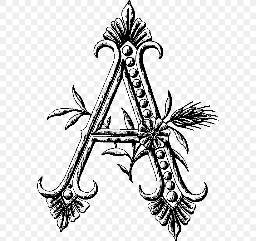 Letter Alphabet Vintage Clothing J Font, PNG, 581x773px, Letter, Alphabet, Artwork, Black And White, Flower Download Free