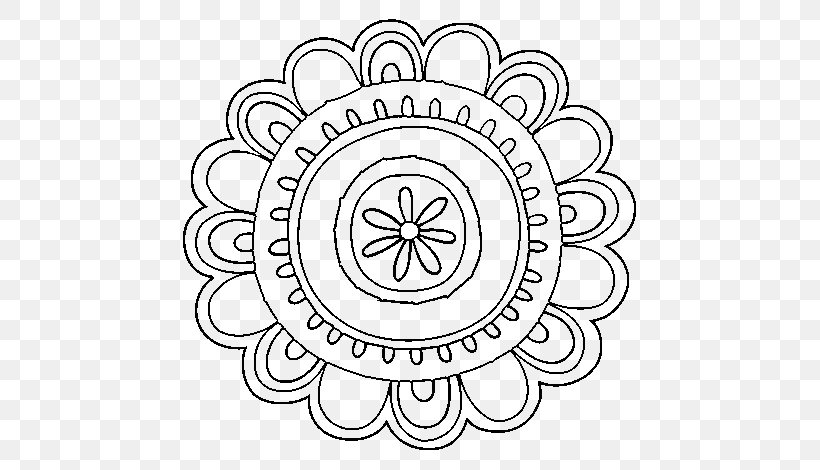 Mandala Drawing Coloring Book Embroidery, PNG, 600x470px, Mandala, Area, Artwork, Black And White, Coloring Book Download Free