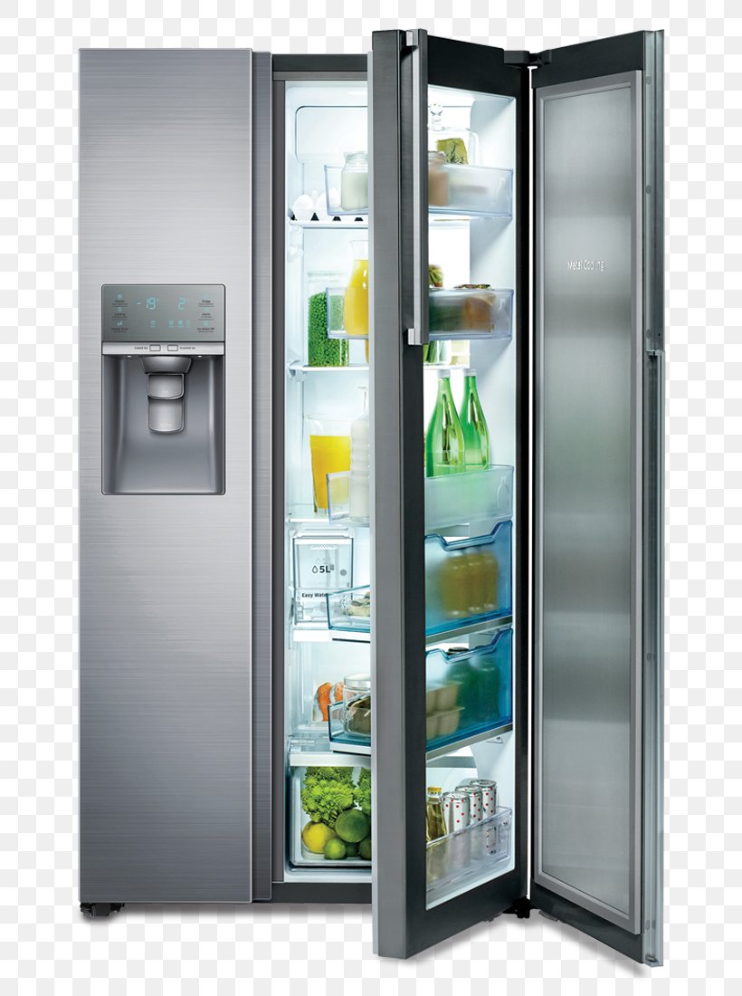 Refrigerator Samsung Electronics Food Shelf, PNG, 720x1100px, Refrigerator, Drawer, Food, Freezers, Home Appliance Download Free