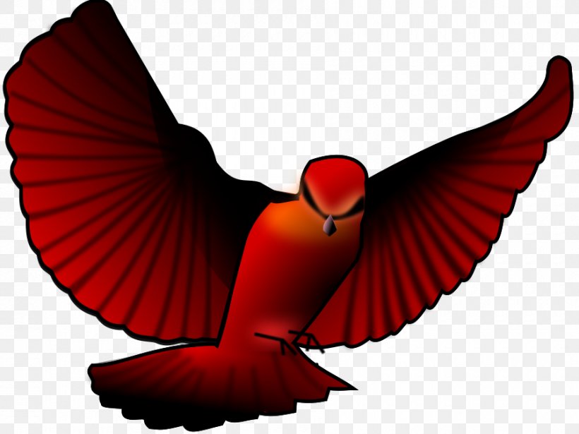Bird Northern Cardinal Clip Art, PNG, 900x675px, Bird, Angry Birds, Angry Birds Movie, Beak, Free Content Download Free