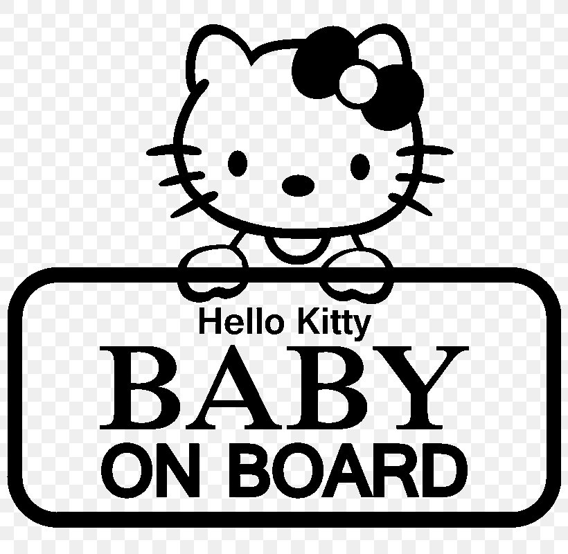 Hello Kitty Desktop Wallpaper 1080p, PNG, 800x800px, 4k Resolution, Hello  Kitty, Area, Black And White, Carnivoran