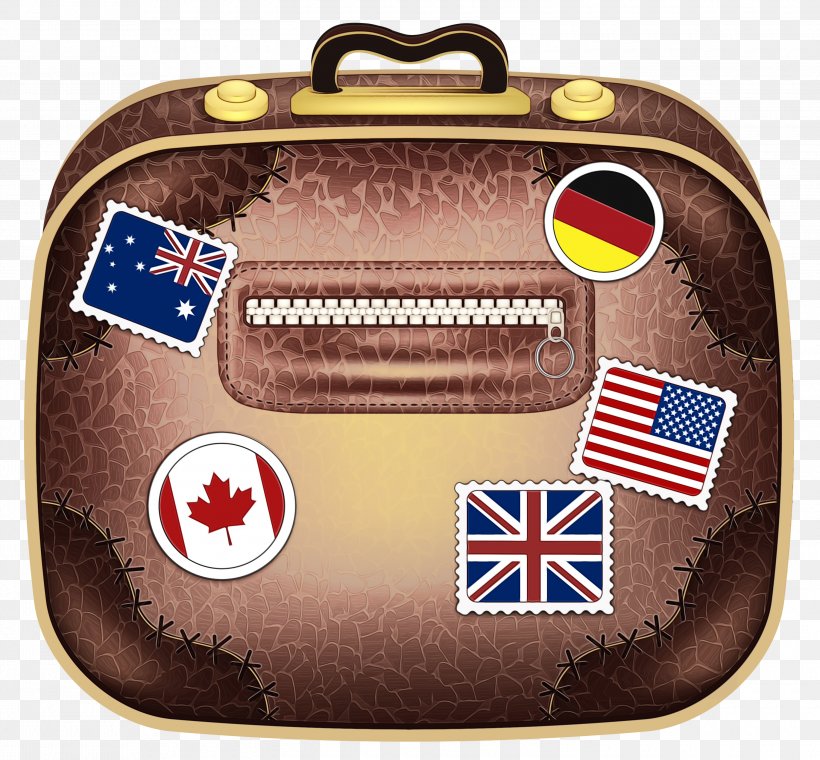 Travel Drawing, PNG, 3000x2784px, Suitcase, Baggage, Baseball, Baseball Glove, Brown Download Free