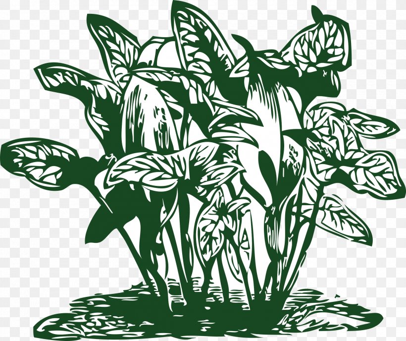 Tropics Plant Clip Art, PNG, 2400x2016px, Tropics, Beach Vegetation, Black And White, Flora, Flower Download Free