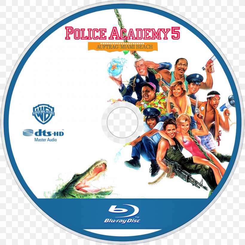 Blu-ray Disc Police Academy Film Miami DVD, PNG, 1000x1000px, Bluray Disc, Compact Disc, Dvd, Film, Highdefinition Video Download Free