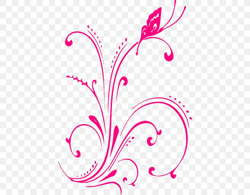 Butterfly Clip Art Vector Graphics Borders And Frames, PNG, 440x640px, Butterfly, Art, Borders And Frames, Drawing, Line Art Download Free