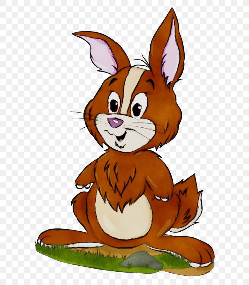 Cartoon Rabbit Clip Art Animal Figure Rabbits And Hares, PNG, 600x940px, Watercolor, Animal Figure, Animation, Cartoon, Paint Download Free