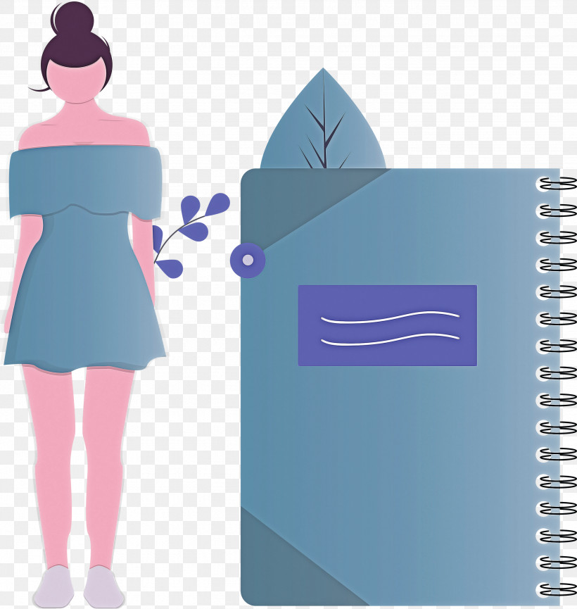 Notebook Girl, PNG, 2842x3000px, Notebook, Girl, Paper Product, Purple, Violet Download Free