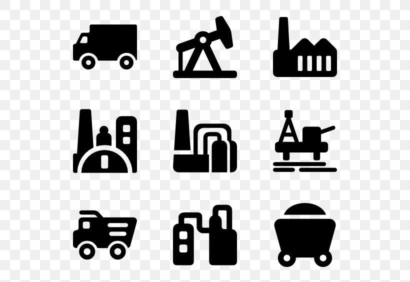 Industry Industrial Processes, PNG, 600x564px, Industry, Area, Automation, Black, Black And White Download Free