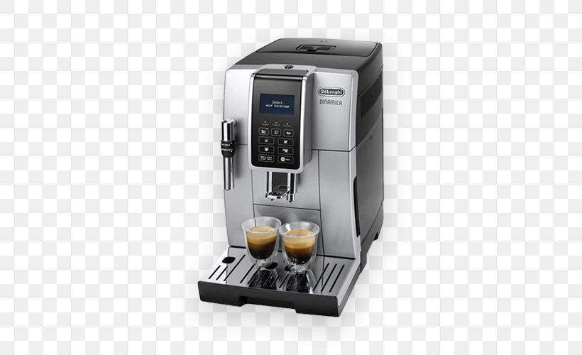 Espresso Coffee De'Longhi DINAMICA FEB 3535 De'Longhi Dinamica ECAM 350.55, PNG, 500x500px, Watercolor, Cartoon, Flower, Frame, Heart Download Free