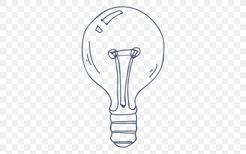 Incandescent Light Bulb Drawing, PNG, 512x512px, Light, Area, Drawing, Electric Light, Finger Download Free