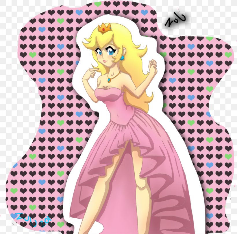 Princess Peach Princess Daisy Luigi Character, PNG, 1024x1010px, Watercolor, Cartoon, Flower, Frame, Heart Download Free