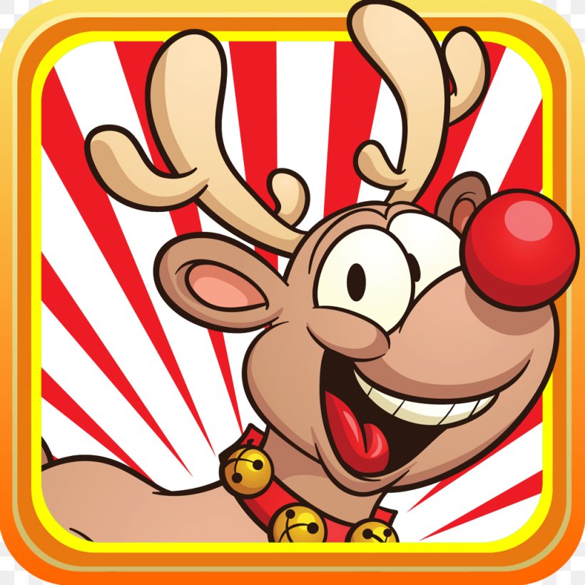 Reindeer Food Line Clip Art, PNG, 1024x1024px, Reindeer, Deer, Fictional Character, Food Download Free