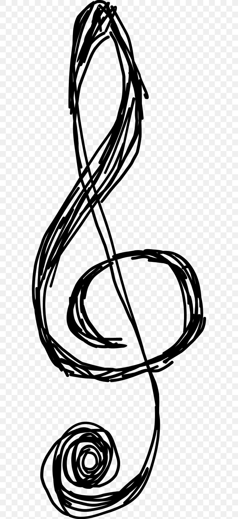 Treble Clef Drawing Musical Note, PNG, 600x1787px, Watercolor, Cartoon, Flower, Frame, Heart Download Free