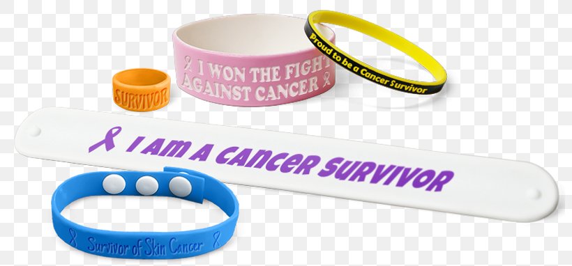 Wristband National Cancer Survivors Day Bracelet, PNG, 800x382px, Wristband, Bracelet, Brand, Cancer, Cancer Survivor Download Free