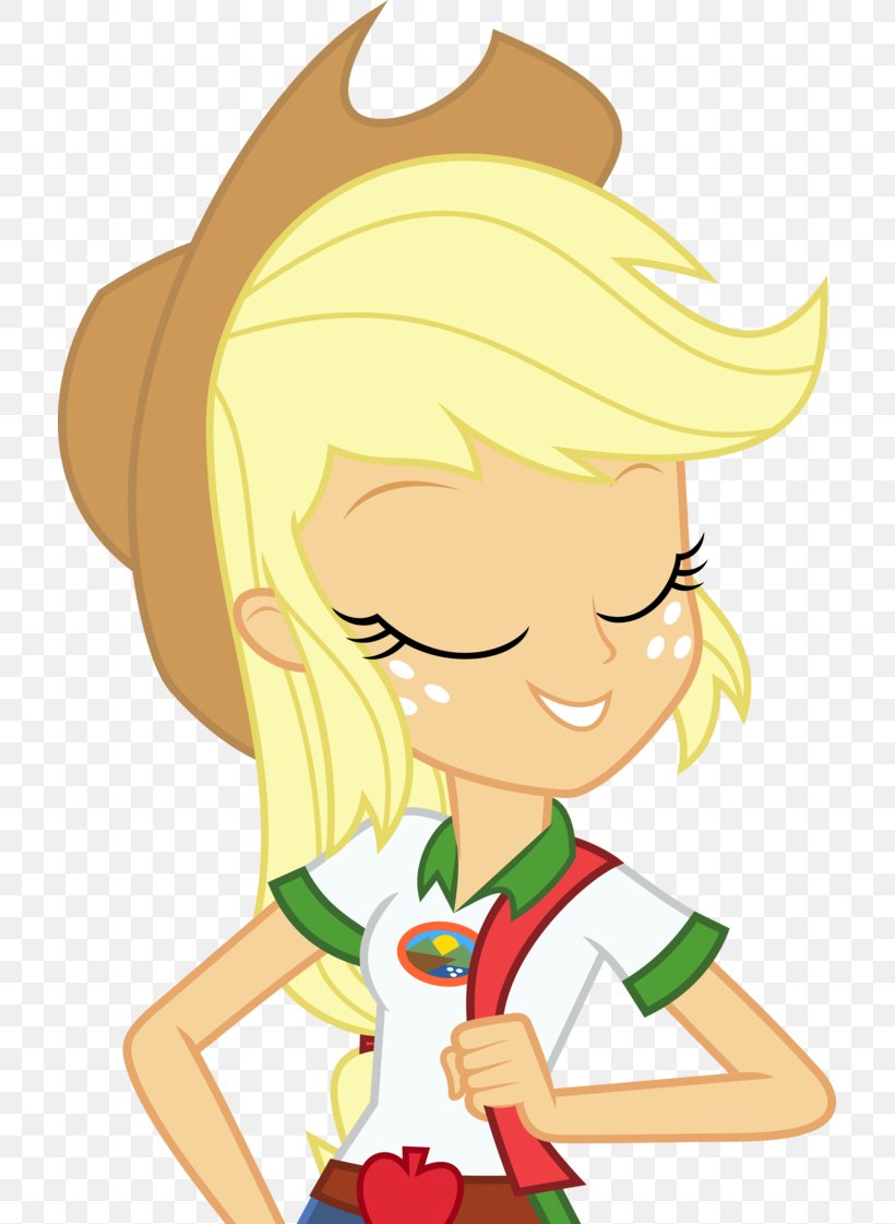 Applejack My Little Pony: Equestria Girls Rainbow Dash, PNG, 713x1121px, Watercolor, Cartoon, Flower, Frame, Heart Download Free