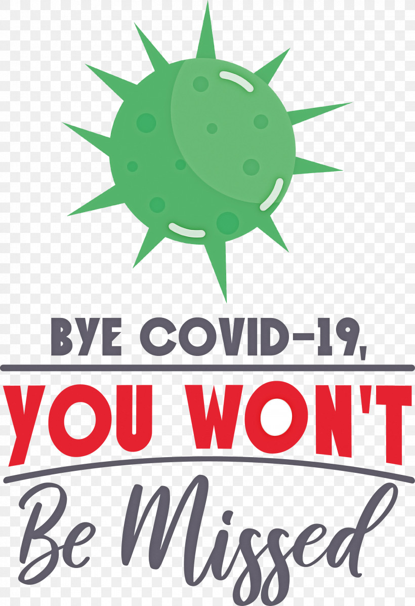 Bye COVID19 Coronavirus, PNG, 2055x3000px, Coronavirus, Geometry, Green, Line, Logo Download Free