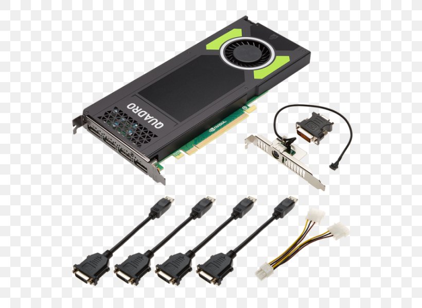 Graphics Cards & Video Adapters NVIDIA Quadro M4000 GDDR5 SDRAM PNY Technologies, PNG, 600x600px, Graphics Cards Video Adapters, Cable, Computer Component, Cuda, Displayport Download Free