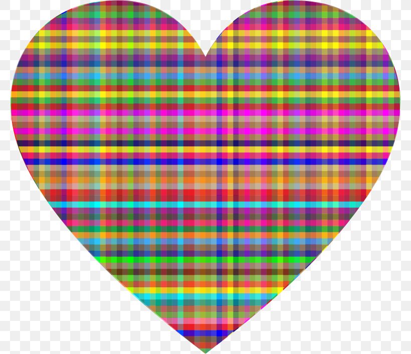 Heart Love Clip Art, PNG, 778x706px, Heart, Check, Color, Love, Tartan Download Free