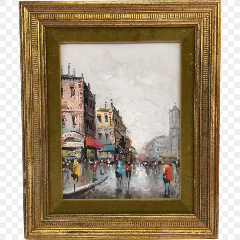 Picture Frames Oil Painting Art Paris Street; Rainy Day, PNG, 1445x1445px, Picture Frames, Antique, Antonio Devity, Art, Artist Download Free