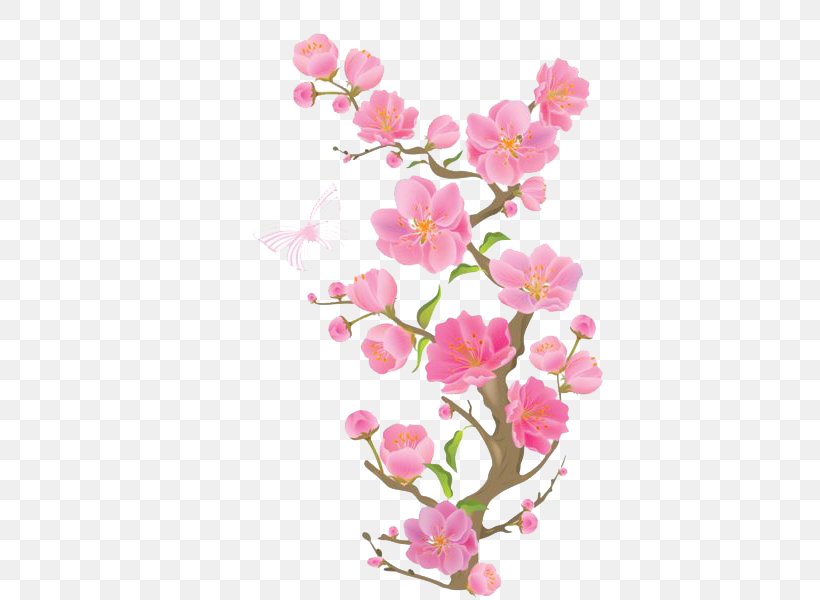 Cherry Blossom Clip Art, PNG, 425x600px, Cherry Blossom, Blossom, Branch, Cherry, Cut Flowers Download Free