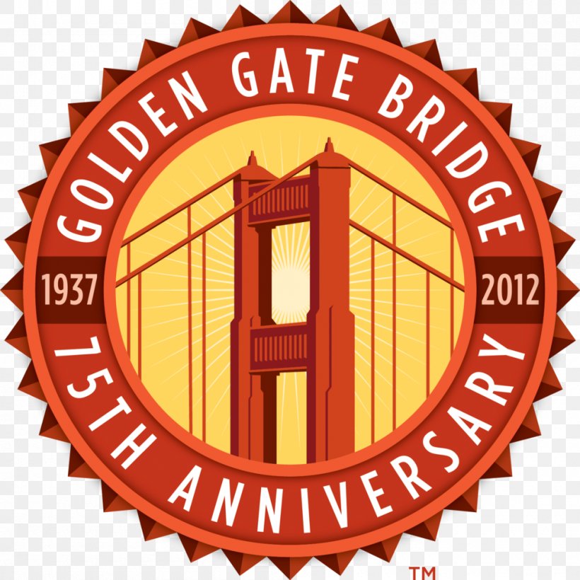Golden Gate Bridge 75th Anniversary Marin Headlands Golden Gate Bridge Vista Point, PNG, 1000x1000px, Golden Gate Bridge, Area, Brand, Bridge, California Download Free