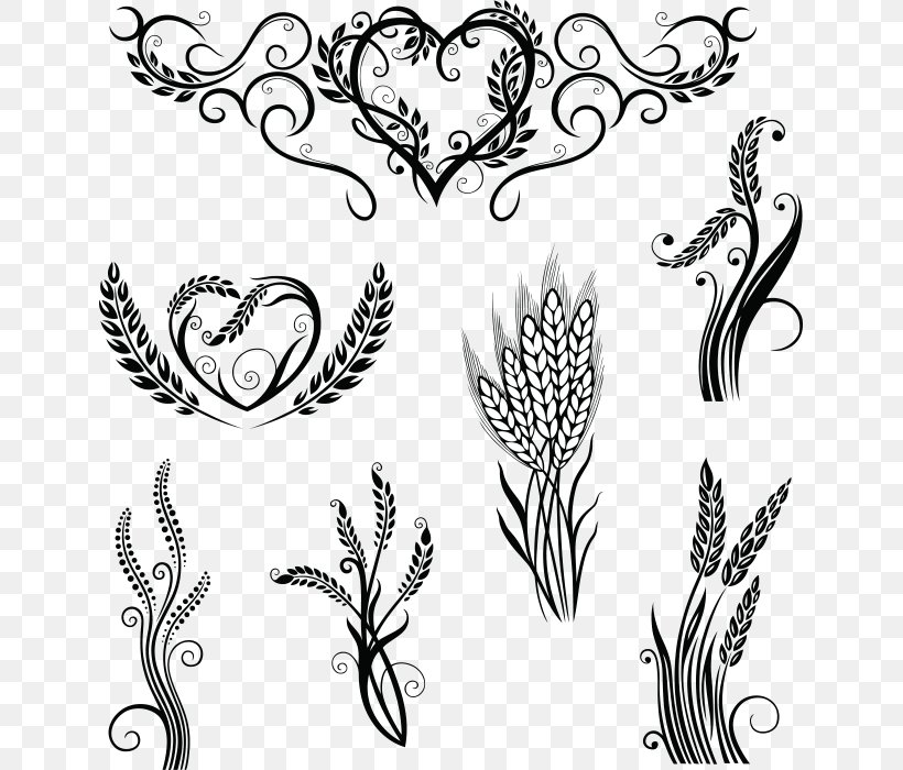Bakery Common Wheat Cereal Clip Art, PNG, 700x700px, Bakery, Art, Black And White, Bread, Cereal Download Free