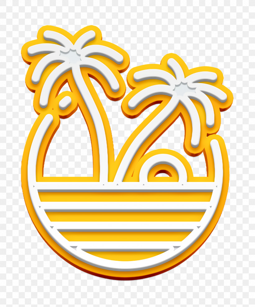 Beach Icon Tropical Icon, PNG, 1092x1316px, Beach Icon, Symbol, Tropical Icon, Yellow Download Free